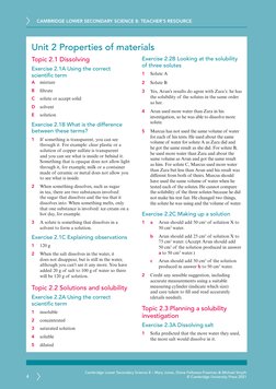 CAMBRIDGE LOWER SECONDARY SCIENCE 8: TEACHER’S RESOURCE
4
Cambridge Lower Secondary Science 8 – Mary Jones, Diane Fellowes-Fr