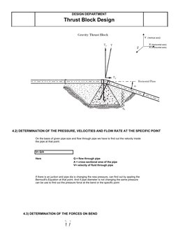 Thrust Box Thrust Block Design and Calculations | PDF | Fluid Dynamics | Force
