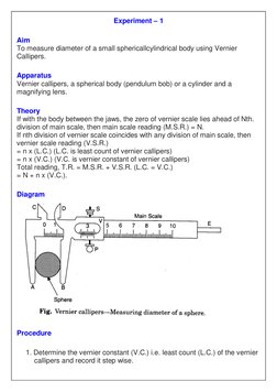 Class 11 Physics Practical Manual | PDF | Geometry | Metrology