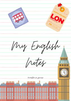 My English
Notes
@maestra_en_proceso
