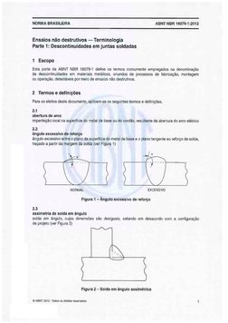 ABNT NBR 16079 Terminologia de Descontinuidades Soldas | PDF