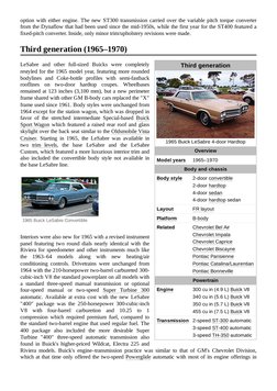 Manuel Du Propriétaire Buick LeSabre Electra Break 1987 - Neuf - Réf. 1163