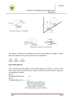 Elements of Civil Engineering & Engineering 
Mechanics 
21CV104 
 
DSCE 
Page 4