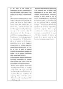 of  the  work  of  the  factory  or
establishment or which is preliminary to
the work carried on in or incidental to the
purp