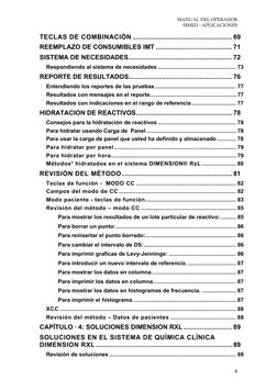 MANUAL DEL OPERADOR 
SIMED - APLICACIONES 
TECLAS DE COMBINACIÓN ....................................................... 69