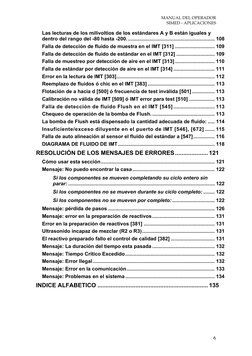 MANUAL DEL OPERADOR 
SIMED - APLICACIONES 
Las lecturas de los milivoltios de los estándares A y B están iguales y 
dentro d