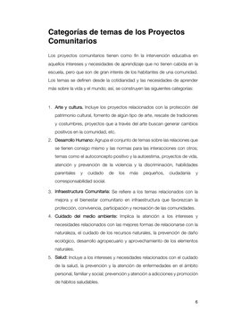 Fases de Proyectos Comunitarios | PDF | Aprendizaje | Evaluación