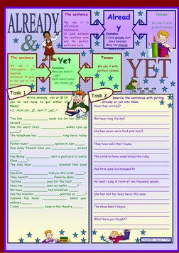 Already and Yet Present Perfect. | PDF | Perfect (Grammar ...