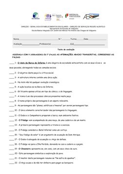 DIREÇÃO - GERAL DOS ESTABELECIMENTOS ESCOLARES – DIREÇÃO DE SERVIÇOS REGIÃO ALENTEJO
Agrupamento de Escolas de Vidigueira
Esc