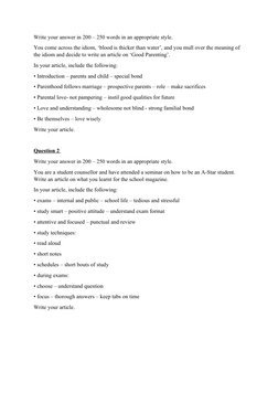 SPM English Paper 2 Writing Guide | PDF