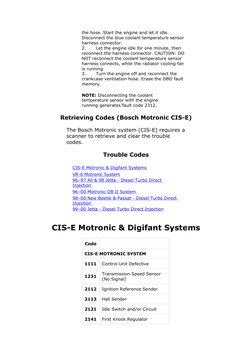 Volkswagen Fault Codes Guide | PDF | Throttle | Fuel Injection