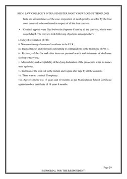 Moot Court Memorial: Respondent's Case | PDF | Crimes | Crime & Violence
