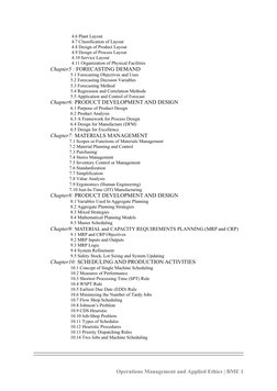 4.6 Plant Layout
    4.7 Classification of Layout
    4.8 Design of Product Layout
    4.9 Design of Process Layout
    4