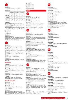 A1 Workbook Answer Key Overview | PDF