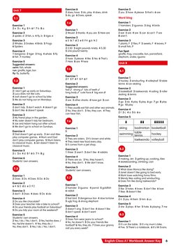 A1 Workbook Answer Key Overview | PDF