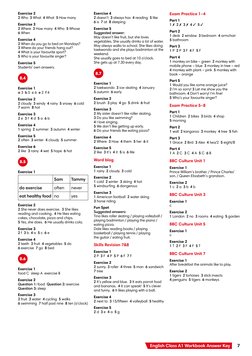 A1 Workbook Answer Key Overview | PDF
