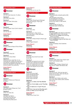 A1 Workbook Answer Key Overview | PDF