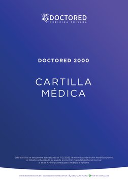 Esta cartilla se encuentra actualizada al 7/2/2022 la misma puede sufrir modiﬁcaciones, 
el listado actualizado se puede enco