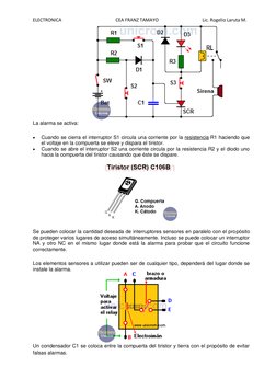 ELECTRONICA                                               CEA FRANZ TAMAYO                                      Lic. Rogelio