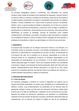 los  procesos  pedagógicos  óptimos  y  pertinentes.  Sus  dificultades  son:  escasa
iniciativa, bajos niveles de actividad,