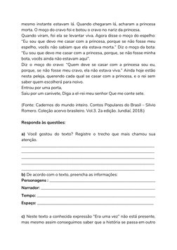mesmo instante estavam lá. Quando chegaram lá, acharam a princesa
 
 
 
 
 
 
 
   
 
morta. O moço do cravo foi e botou o cr