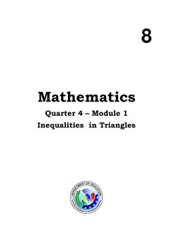 Math 8-Q4-Module-1 | PDF | Triangle | Mathematics