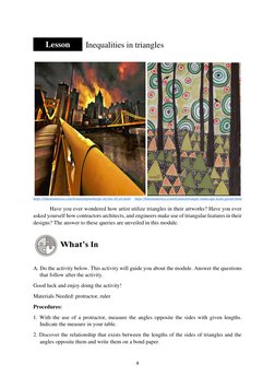Math 8-Q4-Module-1 | PDF | Triangle | Mathematics