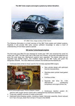 964 Turbo Decription | PDF | Turbocharger | Throttle