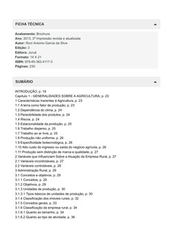 '
FICHA TÉCNICA
Acabamento: Brochura
Ano: 2013, 2ª Impressão revista e atualizada
Autor: Roni Antonio Garcia da Silva
Edição: