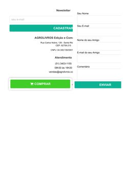 Newsletter
seu e-mail
CADASTRAR
AGROLIVROS Edição e Comércio de Livros
Rua Carlos Nobre, 126 - Santa Rita, Guaíba - RS
CEP: 9