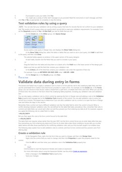 MS Access Validation Rules Guide | PDF | Data Type | Microsoft Access