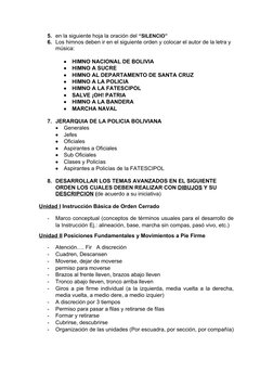 5. en la siguiente hoja la oración del “SILENCIO” 
6. Los himnos deben ir en el siguiente orden y colocar el autor de la letr