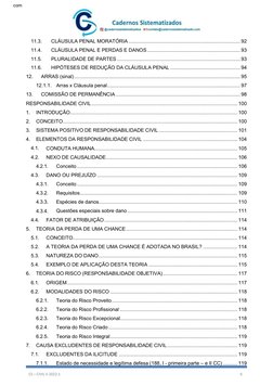 CS – CIVIL II 2022.1 
6 
com  
 
11.3. 
CLÁUSULA PENAL MORATÓRIA ............................................................
