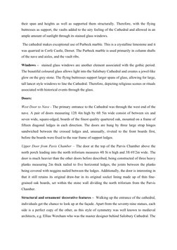 their span and heights as well as supported them structurally. Therefore, with the flying
buttresses as support, the vaults a