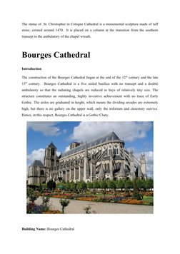 The statue of  St. Christopher in Cologne Cathedral is a monumental sculpture made of tuff
stone, cerated around 1470.   It i