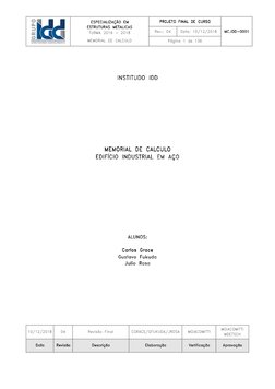 ESPECIALIZAÇÃO EM
ESPECIALIZAÇÃO EM
ESPECIALIZAÇÃO EM
ESPECIALIZAÇÃO EM    
ESTRUTURAS METALICAS
ESTRUTURAS METALICAS
ES