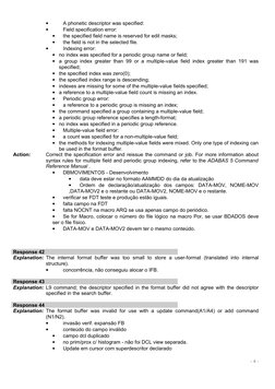 Adabas Response Codes Overview | PDF | Information Technology ...