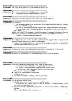 Adabas Response Codes Overview | PDF | Information Technology ...