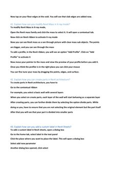 Now tap on your floor edges at the void. You will see that slab edges are added now. 
41. Explain how can you modify Revit Ma