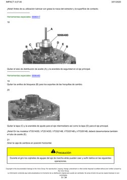 ¡Nota! Antes de su utilización lubricar con grasa la rosca del extractor y la superficie de contacto.
Herramientas especiales