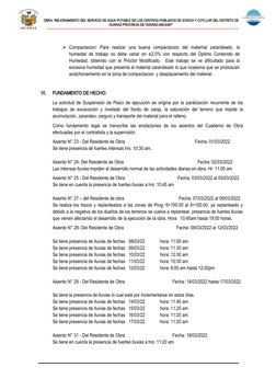  
  
OBRA: “MEJORAMIENTO DEL SERVICIO DE AGUA POTABLE DE LOS CENTROS POBLADOS DE ICHOCA Y COYLLUR DEL DISTRITO DE
HUARAZ-PROV