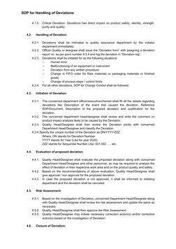 Safety Deviations Examples Deviation Handling SOP in Pharma | PDF | Risk | Risk Assessment