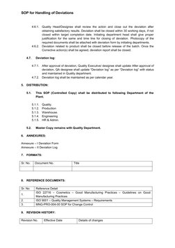 Deviation Handling SOP in Pharma | PDF | Risk | Risk Assessment