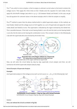 Supernode Circuit Analysis Explained | PDF | Electrical Network ...