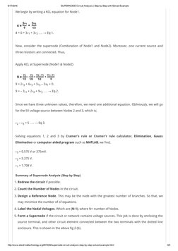 Supernode Examples With Solution Pdf Supernode Circuit Analysis Explained | PDF | Electrical Network ...