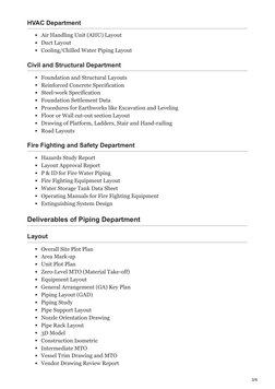Process Engineering Deliverables List | PDF | Pipe (Fluid Conveyance ...