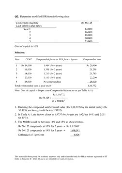Capital Budgeting for MBA Students | PDF | Depreciation | Net Present Value