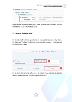 SAP Fiori – Administración de aplicaciones   
Configuración del sistema SAP 
6 
 
 
Repetimos el mismo proceso, para crear l