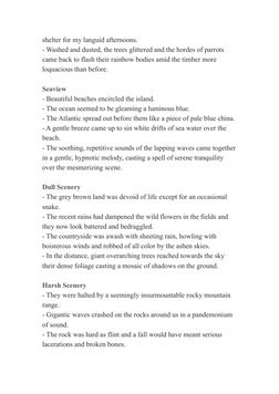 Descriptive Phrases for Scenic Writing | PDF | Sky | Cloud