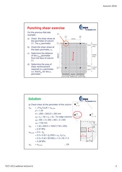 Punching Shear Eurocode Example Punching Shear Design Example Eurocode 2 | PDF | Mechanical Engineering ...